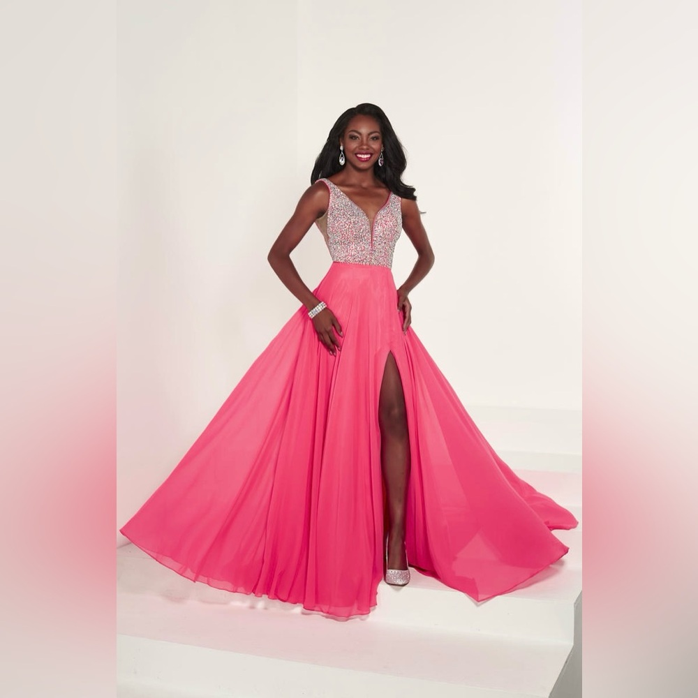 Aurora - Pink Jeweled Gown